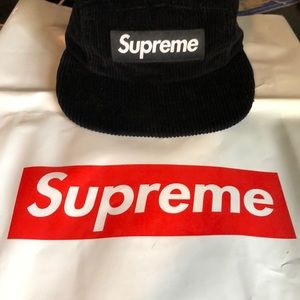 Black supreme hat